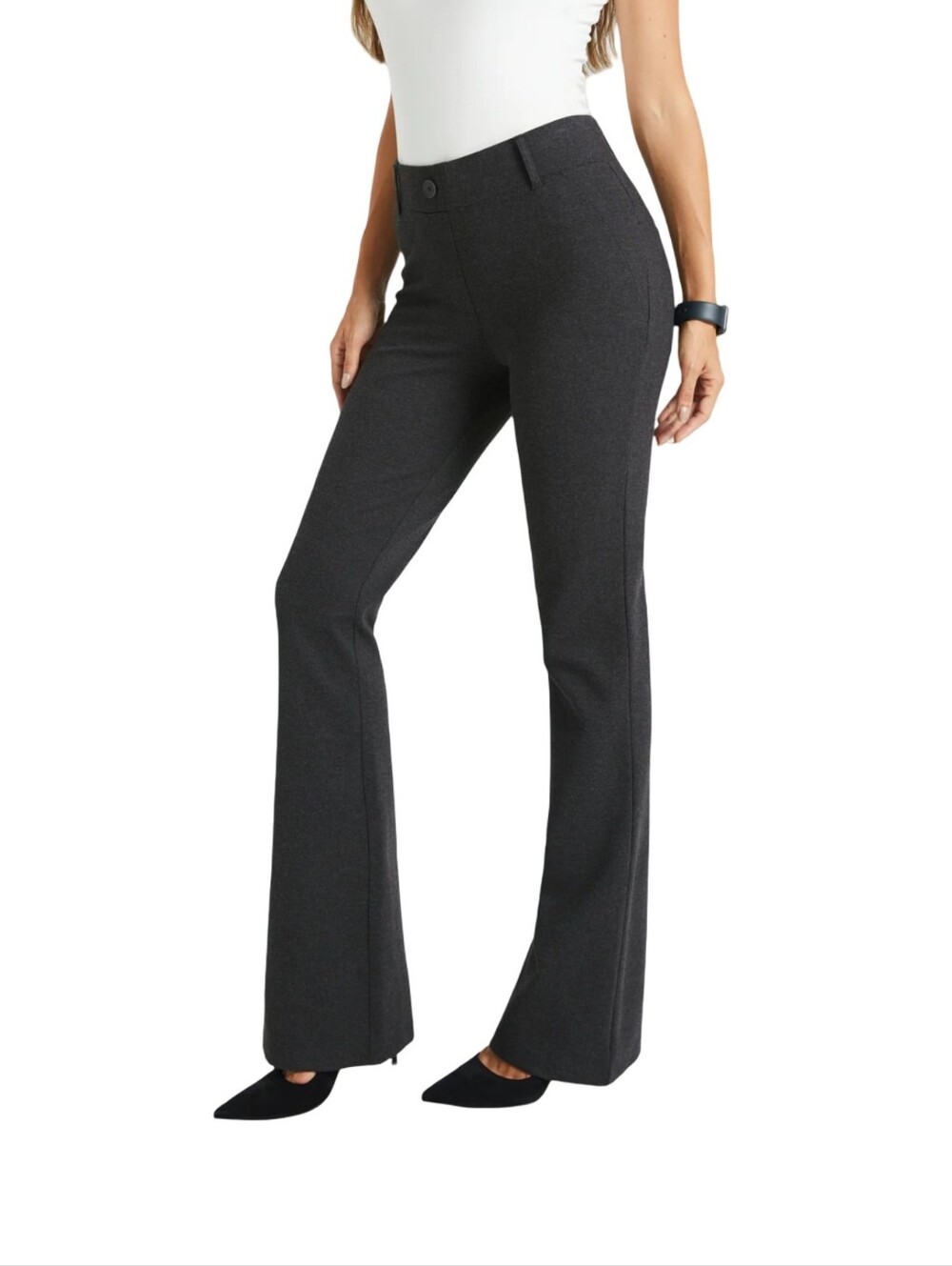 Nydj Black  Boot-Cut Dress Pants